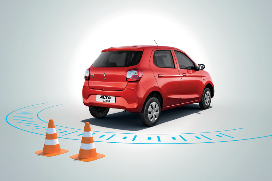 Maruti Suzuki Alto K10 — Reverse parking sensors with rear proximity detection