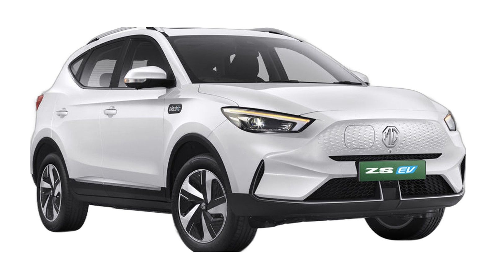 MG ZS EV in Candy White