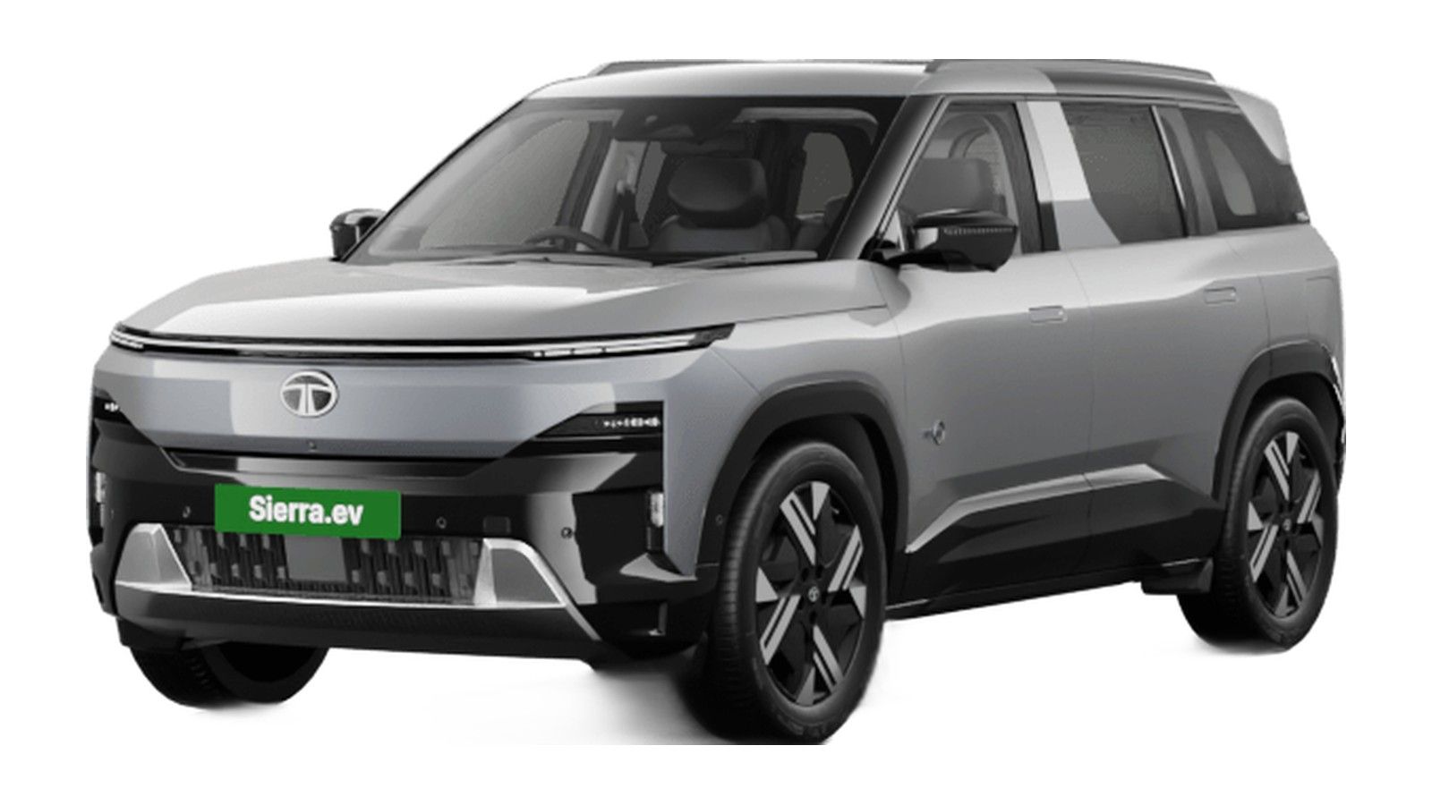 Tata Sierra EV in Pure Grey