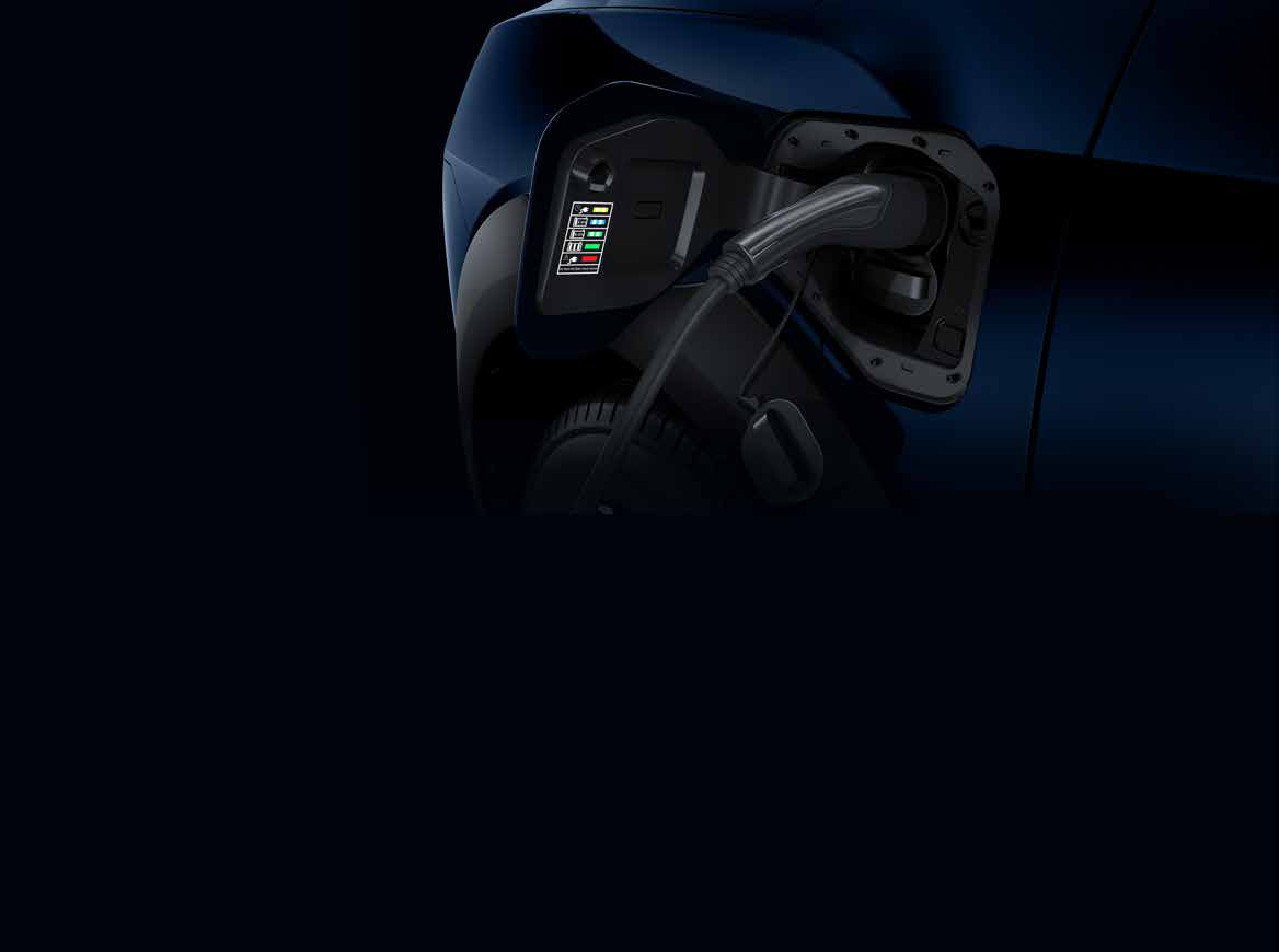 Mahindra XUV 3XO EV — DC fast-charging port with CCS Type II connector