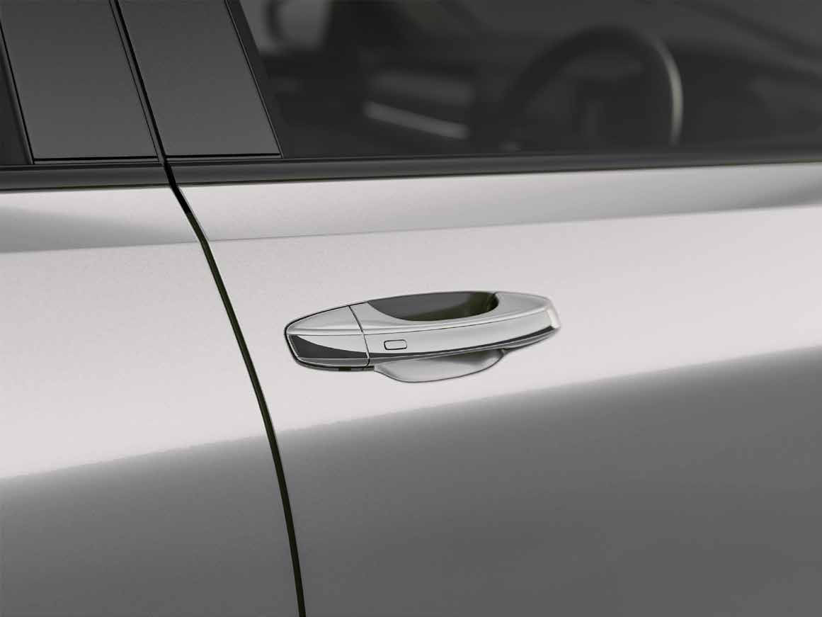 Skoda Kylaq — KESSY keyless entry with sensor door handle