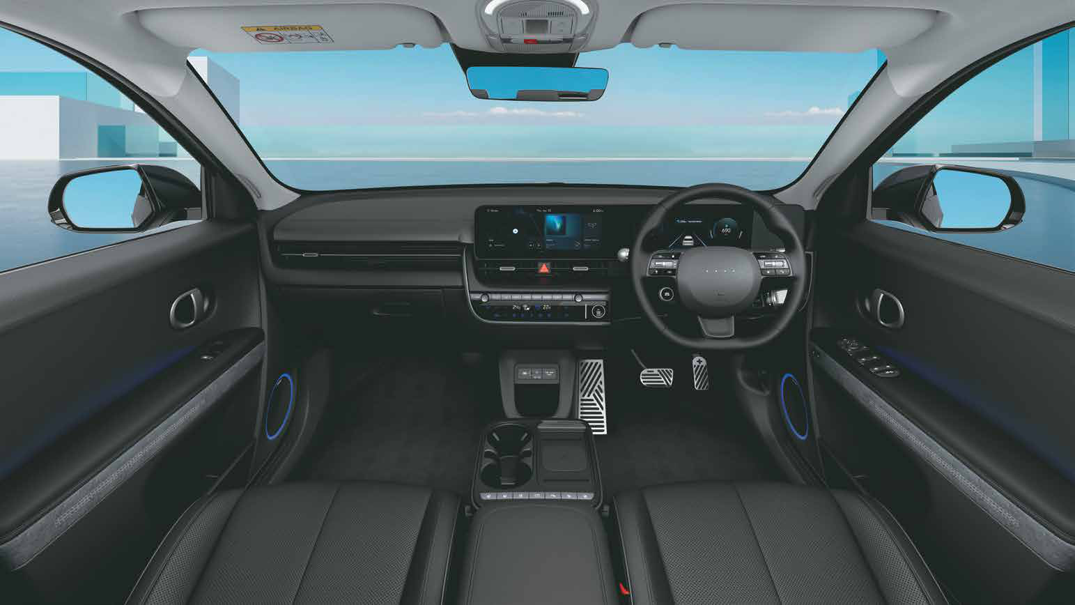 Hyundai Ioniq 5 — 31.24 cm (12.3") full digital cluster and ccNC navigation system
