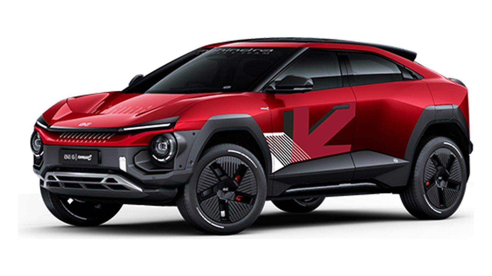 Mahindra BE 6 FE in Tango Red