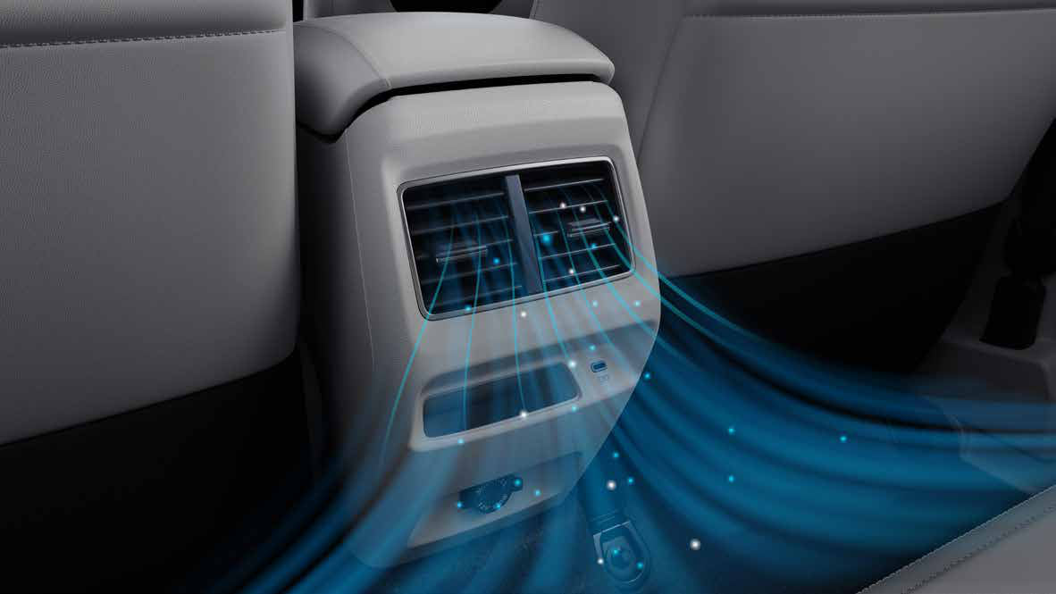 Mahindra XUV 3XO — Rear AC vents, standard from the base variant