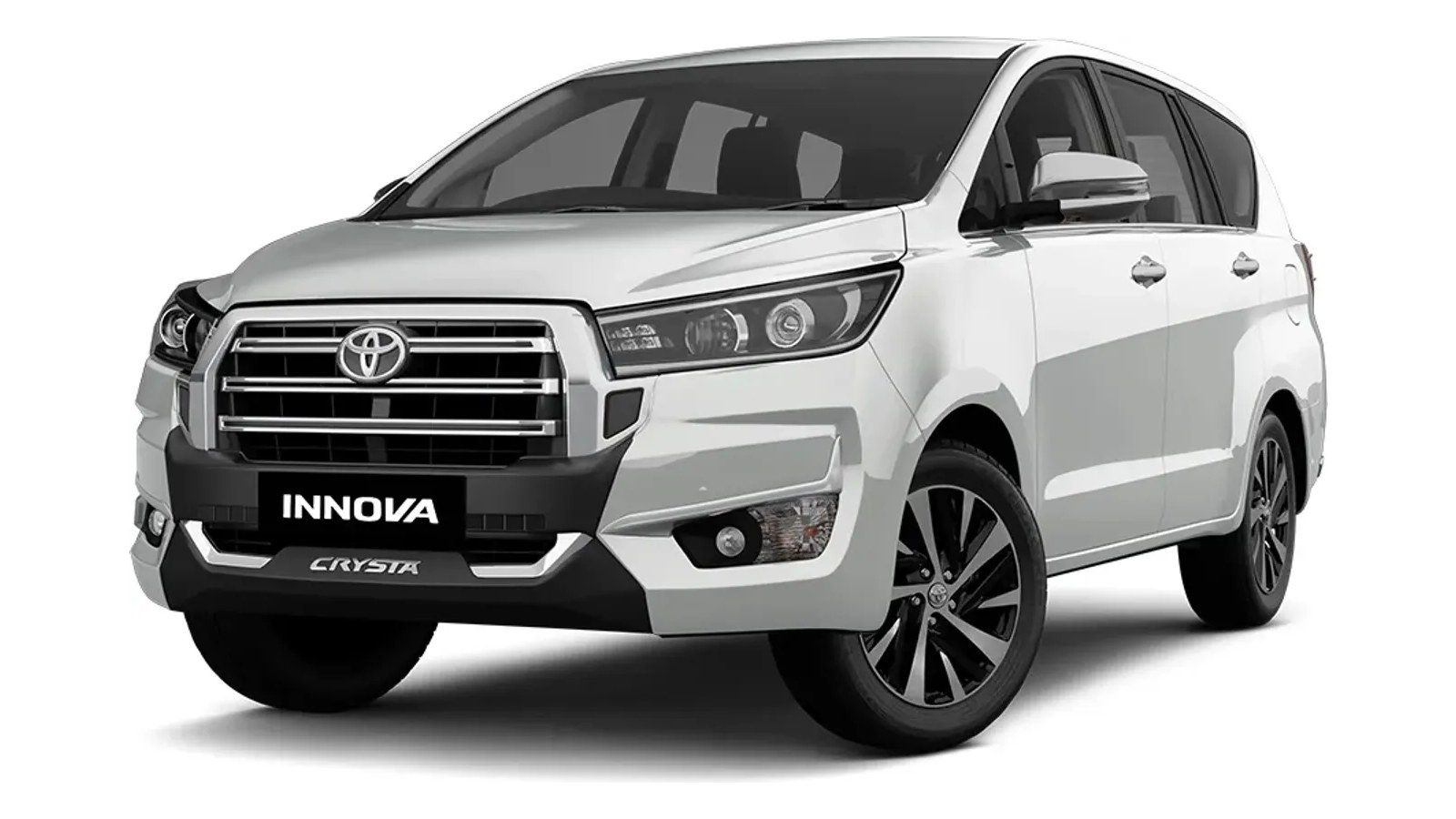 Toyota Innova Crysta in Platinum White Pearl