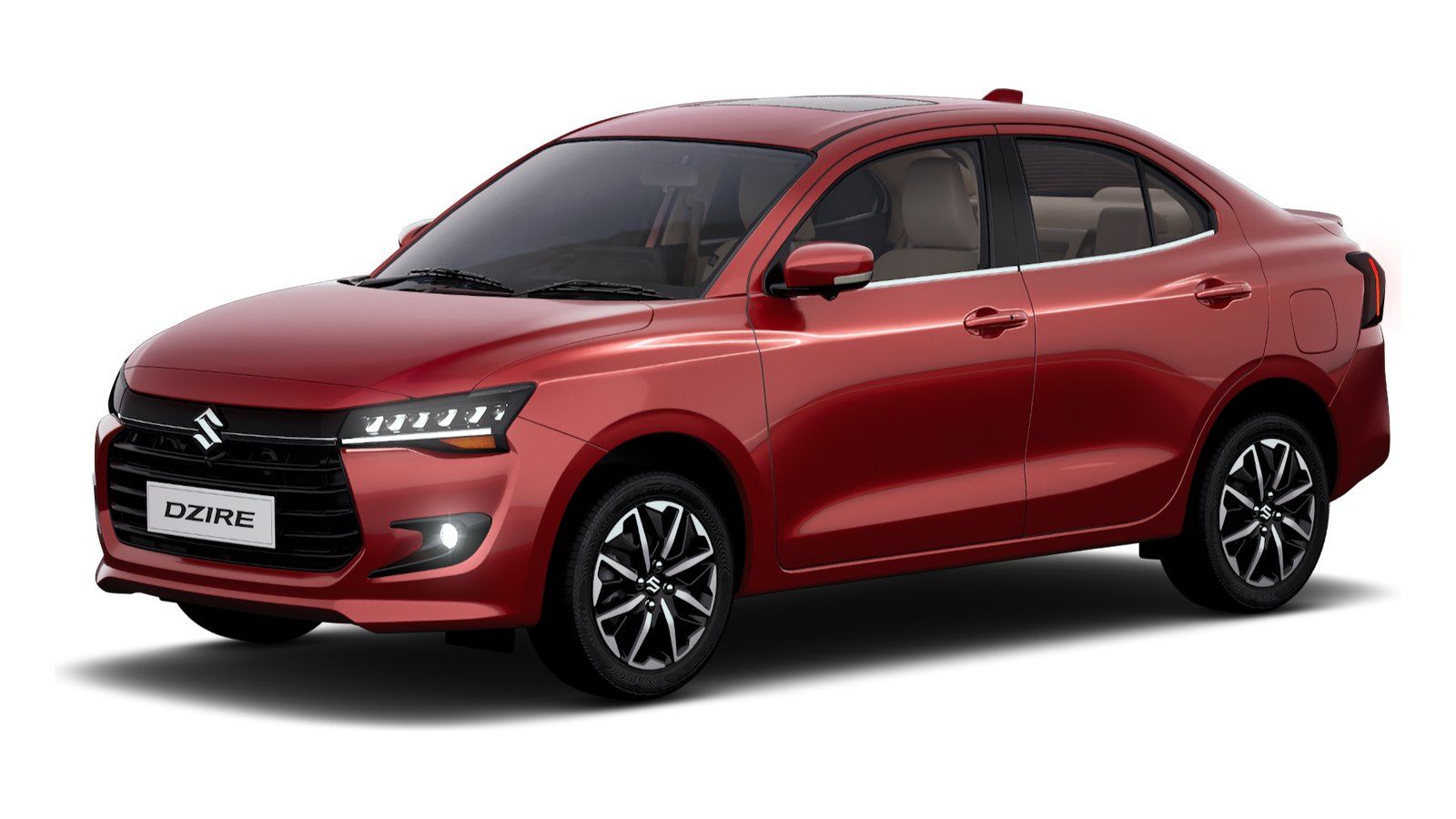 Maruti Suzuki Dzire in Gallant Red