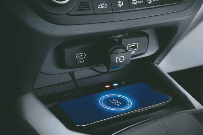 Hyundai Grand i10 Nios — Wireless phone charger