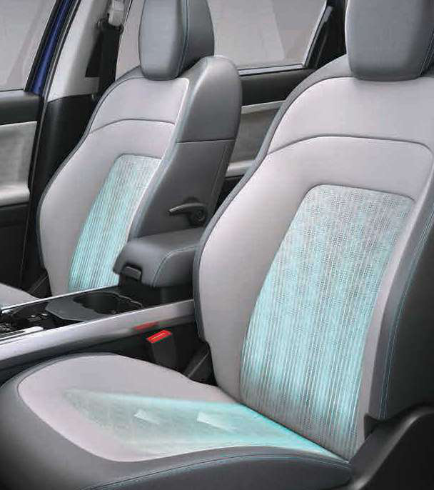 Tata Harrier EV — Ventilated front seats with powered adjustment - 6-way powered memory driver seat and 4-way powered co-passenger seat