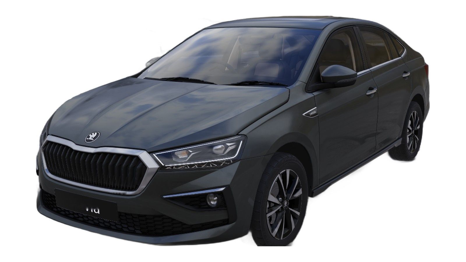 Skoda Slavia in Carbon Steel 