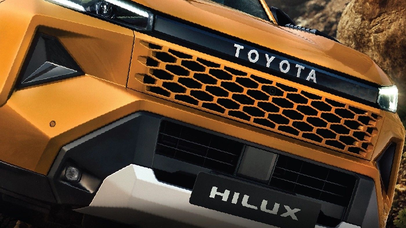 Toyota Hilux new grille and LED headlamps