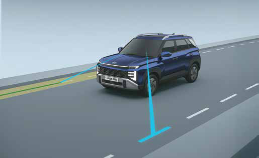 Hyundai Venue — Lane Keeping Assist (LKA)