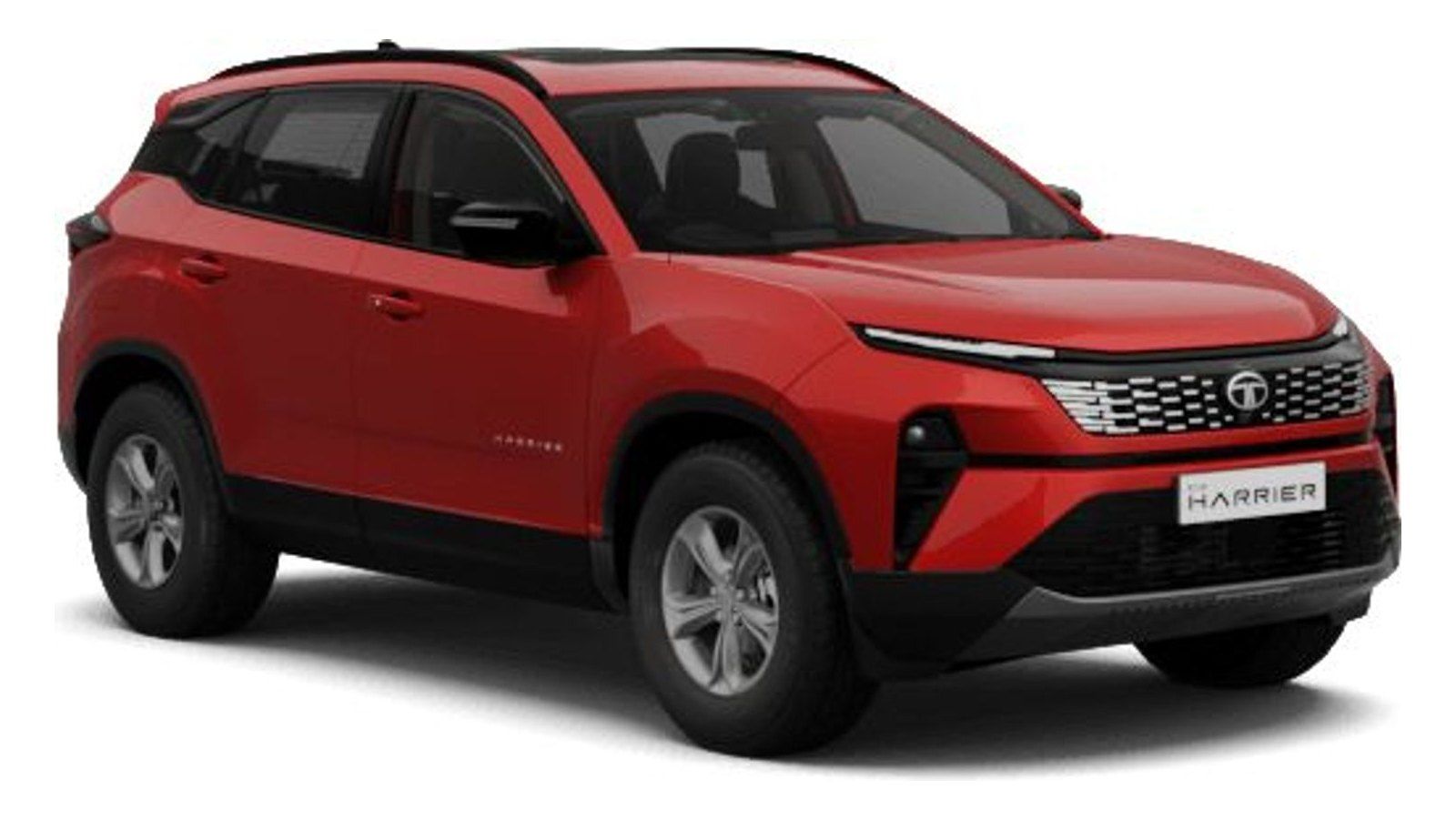 Tata Harrier in Fearless Red