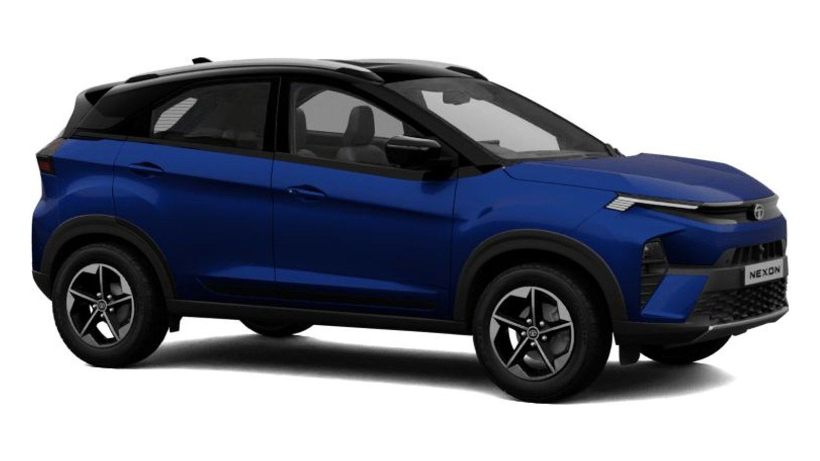 Tata Nexon in Royal Blue with Black roof