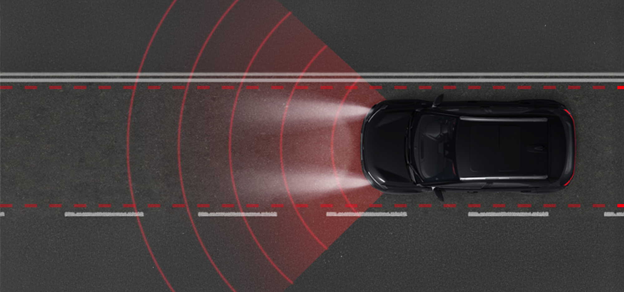 Tata Nexon — Lane Centering System - watches lane markings on both sides to keep the SUV centred in its lane