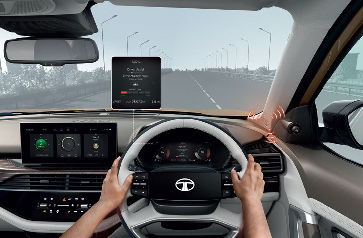 Tata Safari — Advanced ESP with 17 functionalities including driver doze-off alert