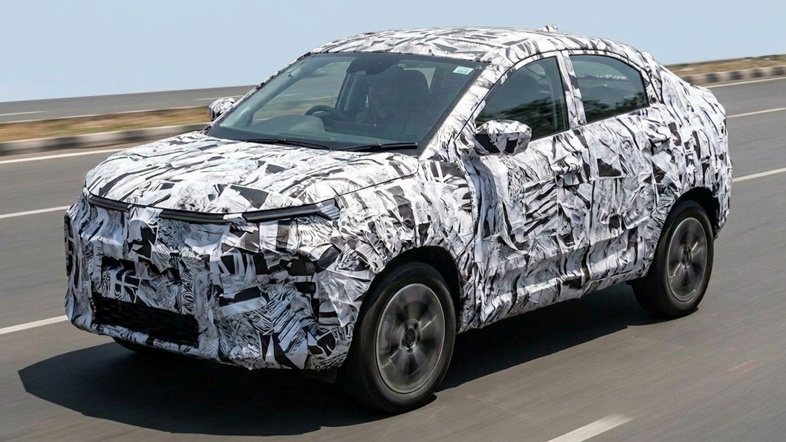 Tata Curvv spied testing CNG or E85 flex-fuel: what we know so far
