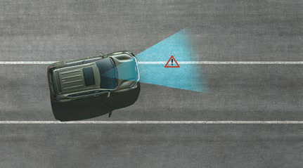 Kia Sonet — Forward Collision Warning alerts to an imminent collision