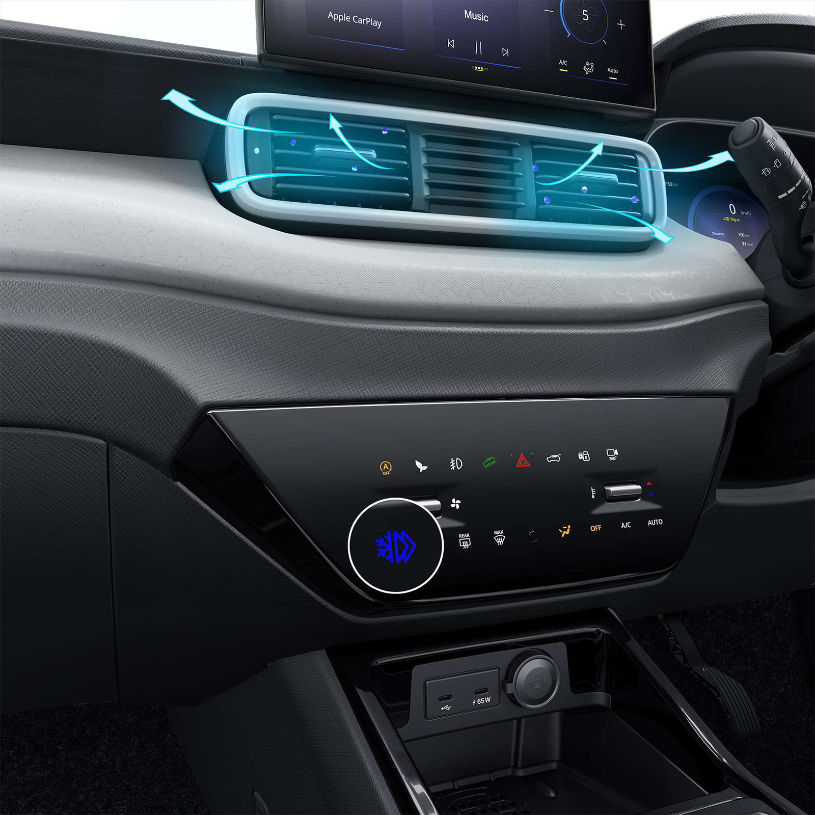 Tata Punch — Clima Touch fully automatic temperature control