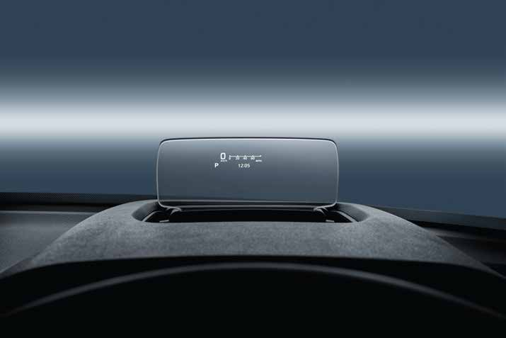 Toyota Urban Cruiser Hyryder — Head-up Display projecting speed and drive information