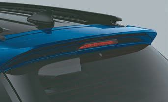 Kia Sonet — Rear roof spoiler for a sporty, aerodynamic profile