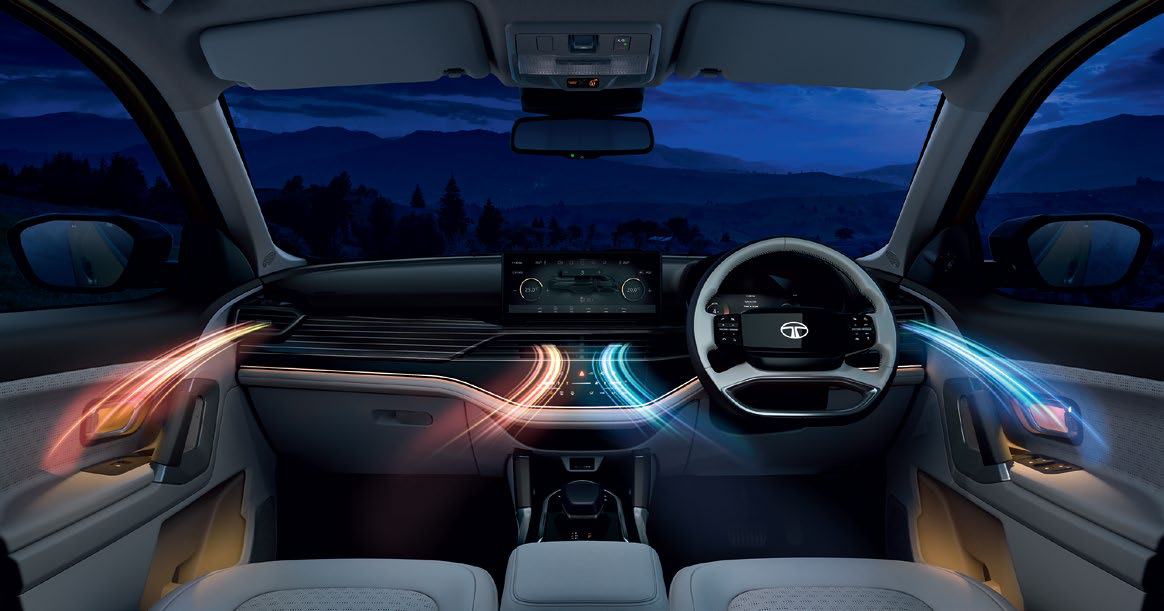 Tata Safari — Voice-assisted dual-zone fully automatic air conditioning