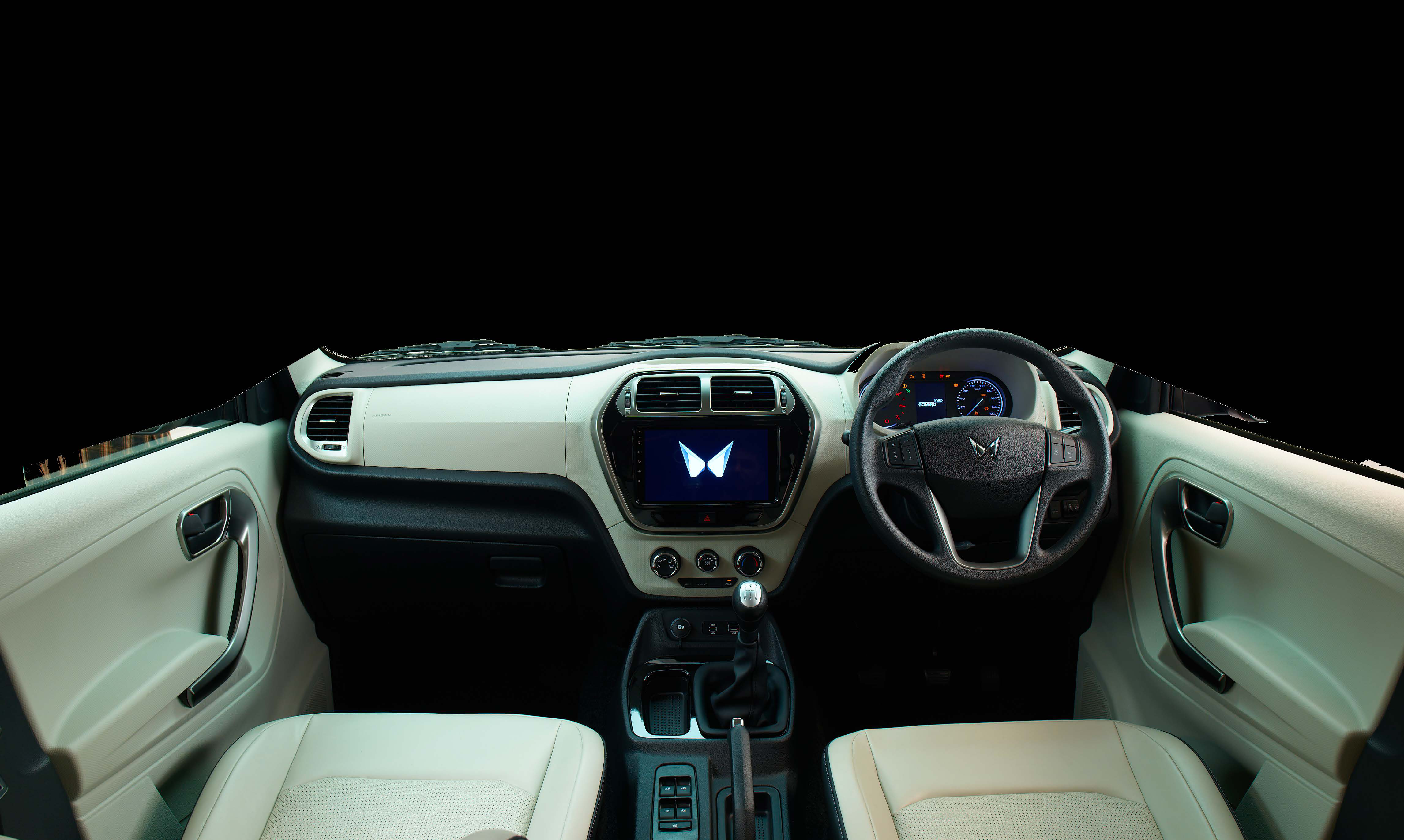 Mahindra Bolero Neo — Dual-tone dashboard styled by Italian design house Pininfarina