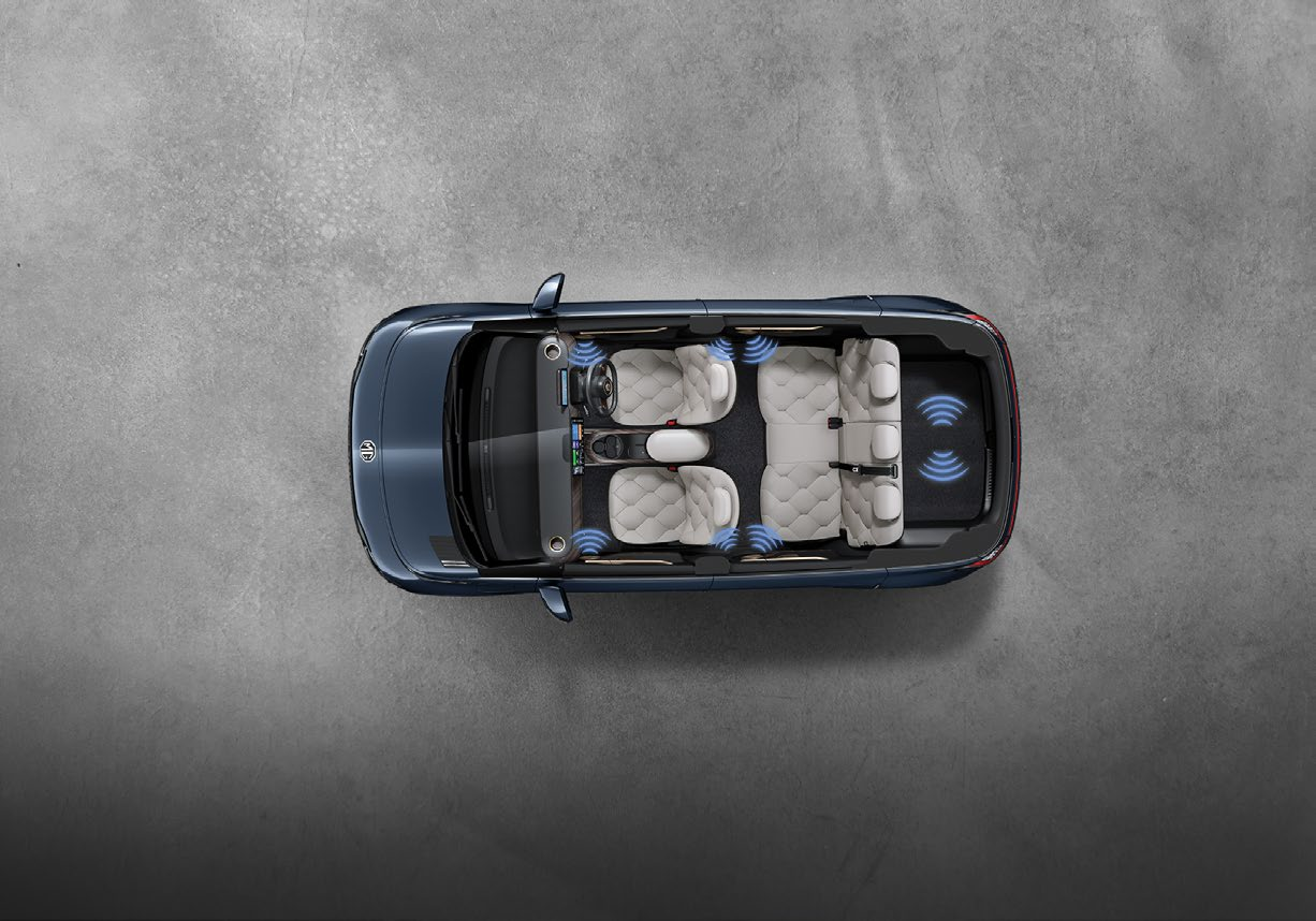 MG Windsor EV — Nine-speaker sound system