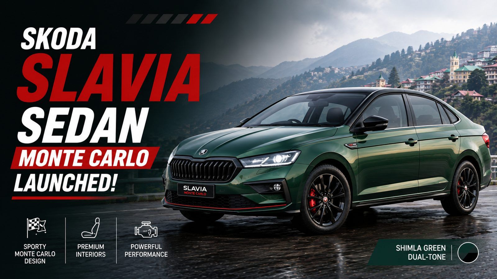 Skoda Slavia Monte Carlo gets 2 new colours, just 200 units, no price hike