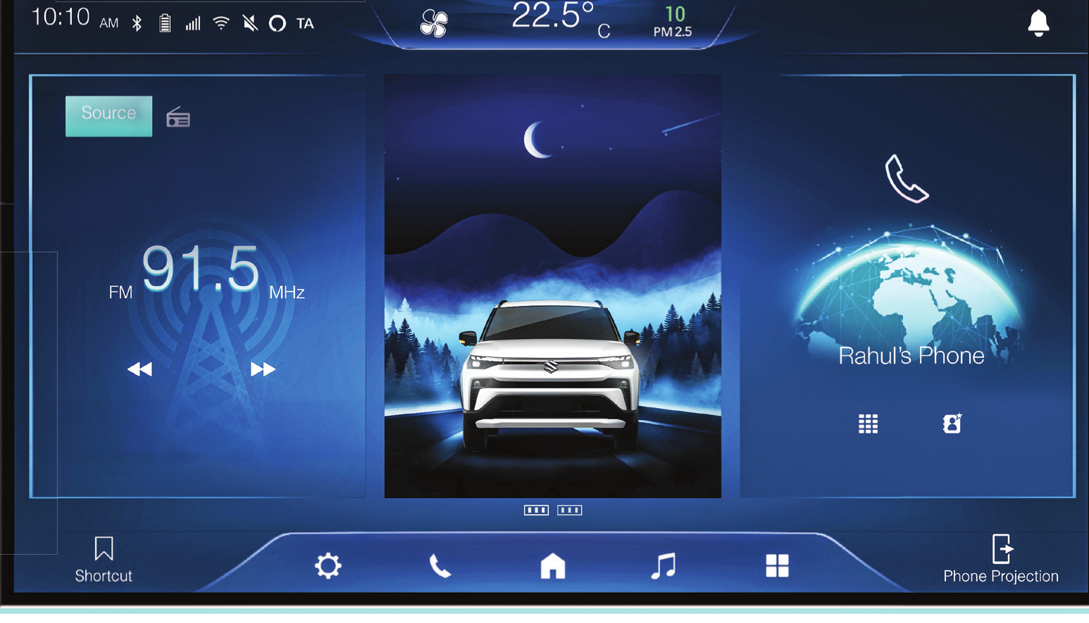 Maruti Suzuki Victoris — Smartplay Pro X touchscreen infotainment system