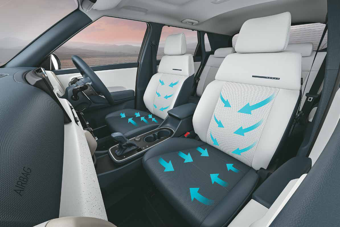 Hyundai Venue — Front row ventilated seats