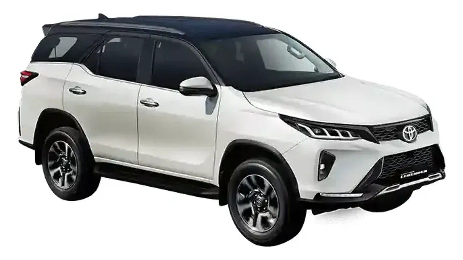 Toyota Fortuner Legender in Platinum White Pearl with Black Roof