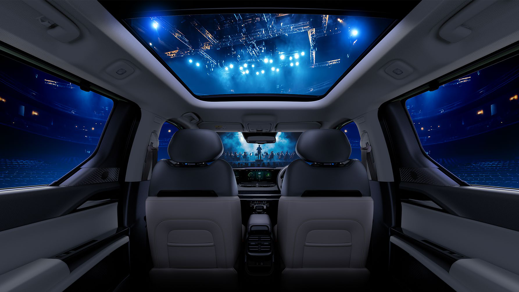 Tata Sierra EV — Theater Pro personal infotainment turns the cabin into an immersive cinematic space