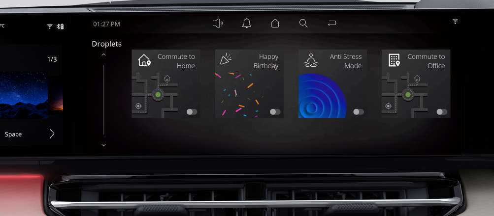 Tata Sierra — Me Space with 5 personalisation options - learns from you, listens to you, drives like you