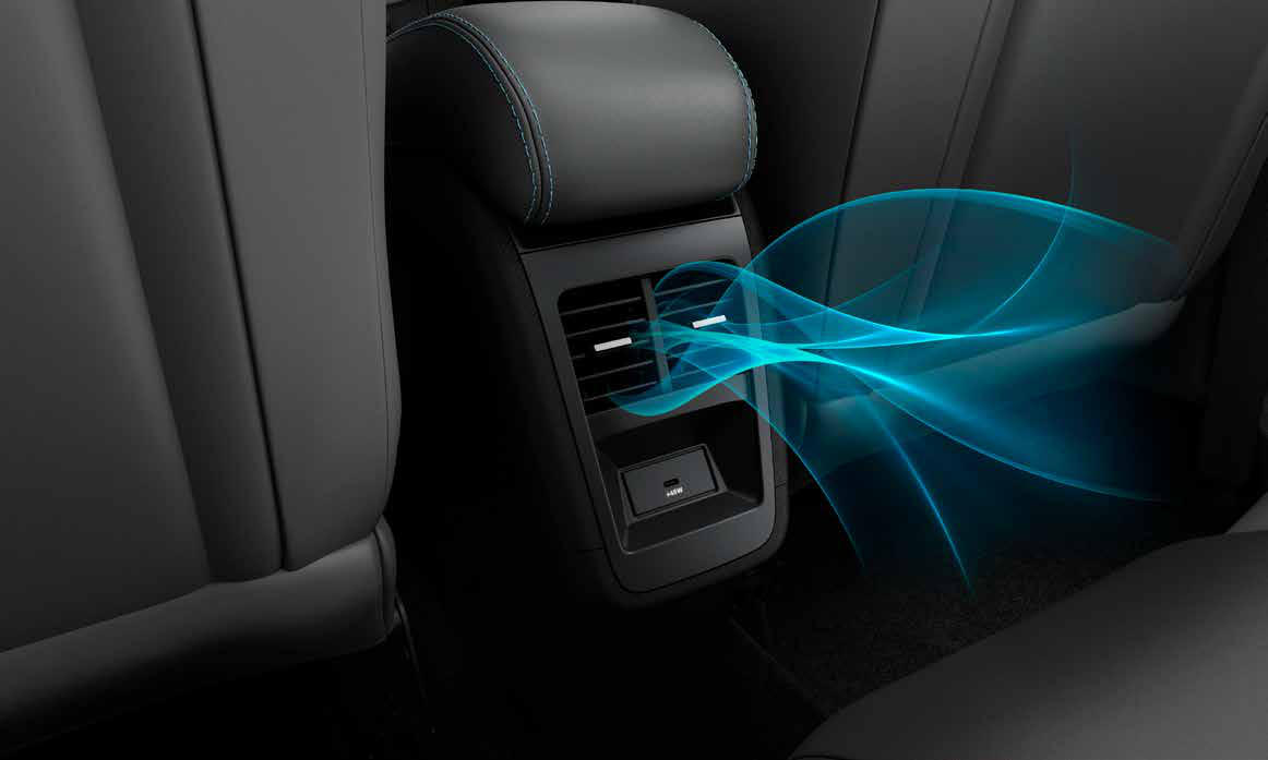 Tata Nexon EV — Rear AC vents keep rear passengers cool