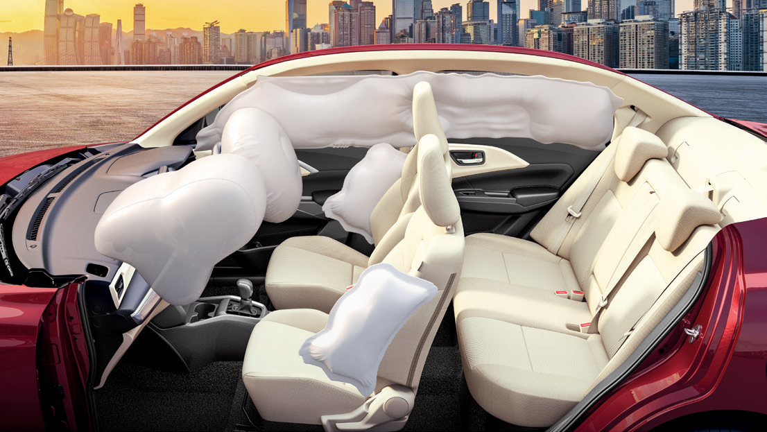 Maruti Suzuki Dzire — 6 airbags standard across all variants
