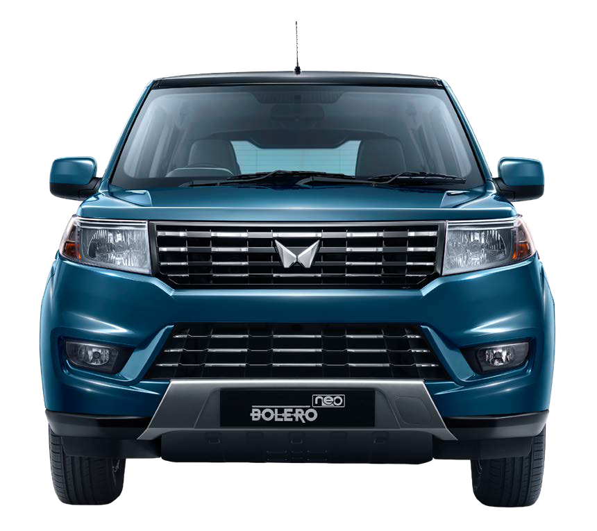 Mahindra Bolero Neo — Sleek new signature grille with chrome inserts and redesigned front bumper