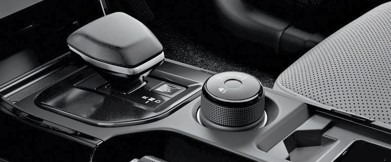 Tata Nexon — E-shifter with monostable design and rotary selector for Eco, City and Sport drive modes
