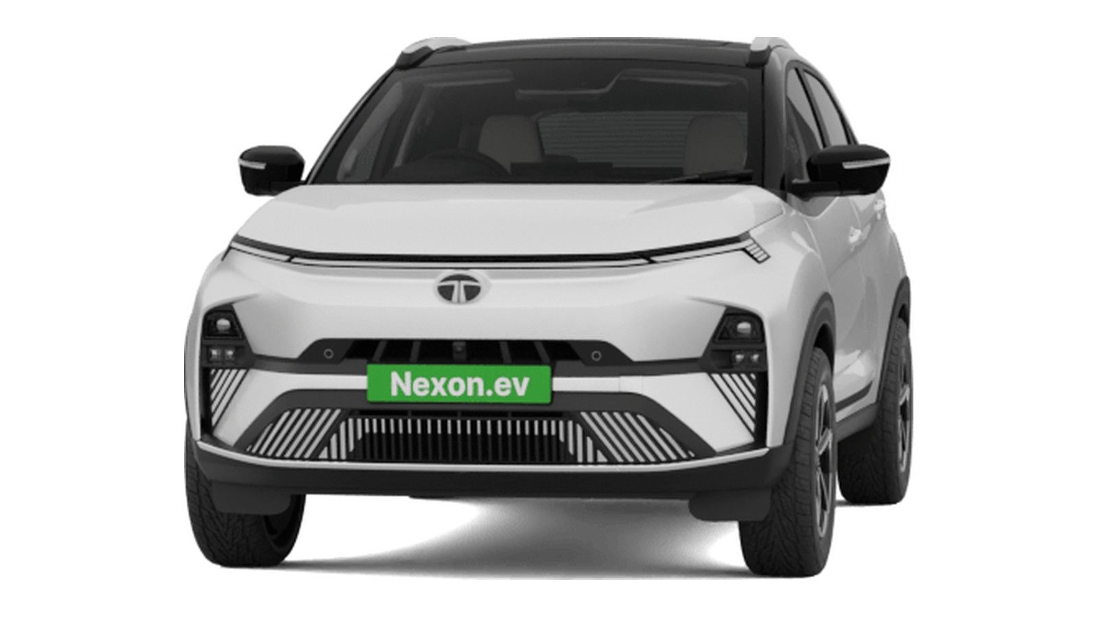 Tata Nexon EV in Pristine White With Black Roof