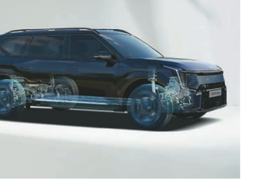 Kia EV9 — Dual-motor all-wheel-drive powertrain (282.6 kW / 700 Nm)