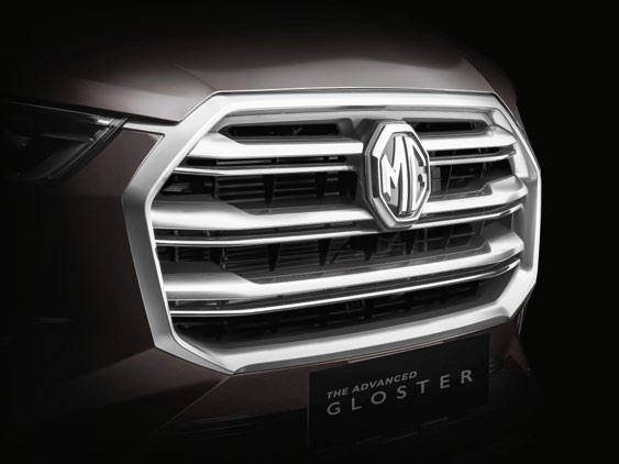 MG Gloster — Chrome-surround front grille with the MG emblem