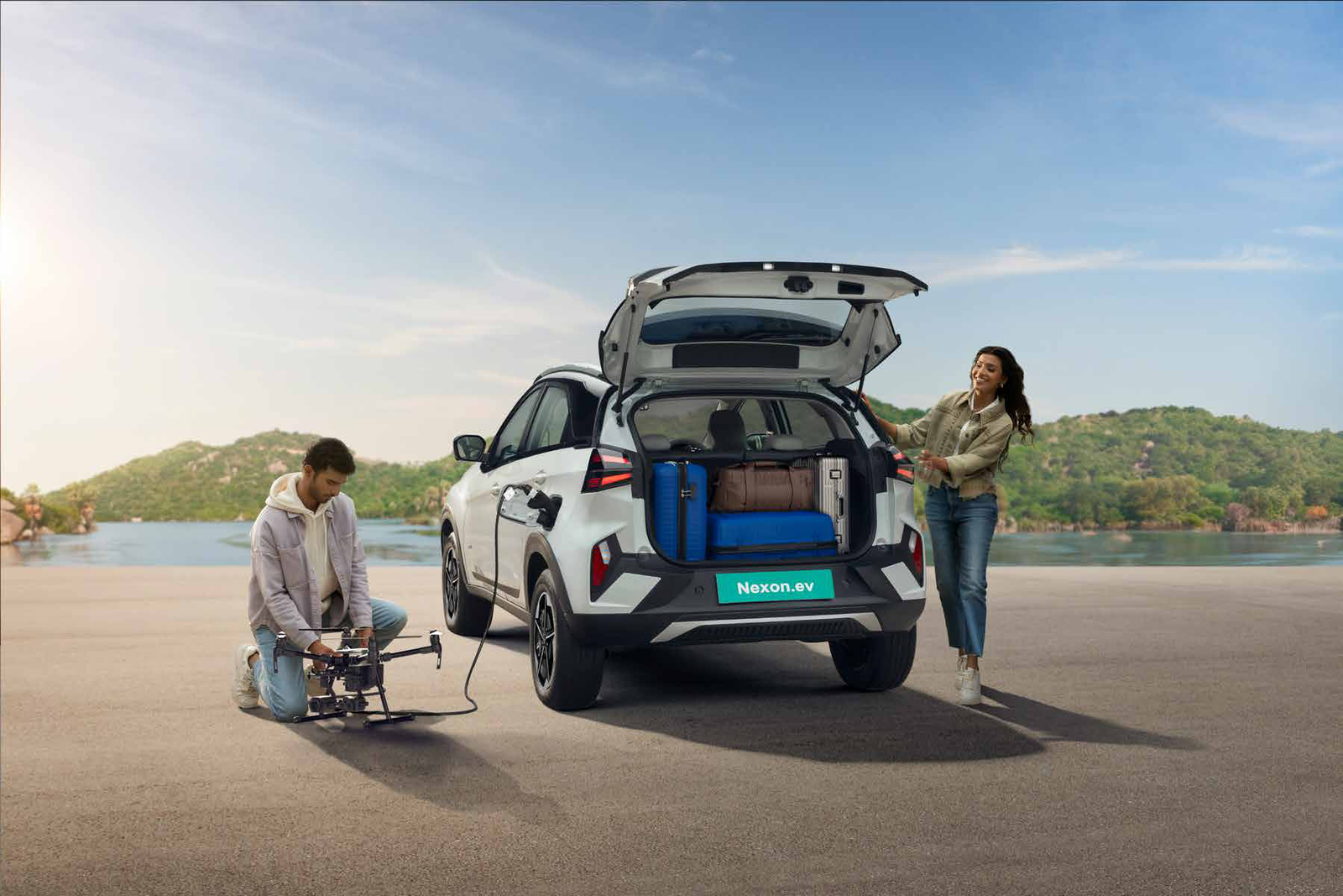 Tata Nexon EV — V2L technology powers external gadgets and appliances from the traction battery