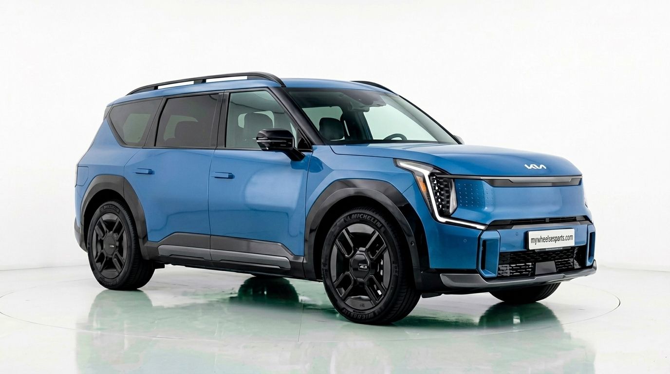 Kia EV9 in Ocean Blue
