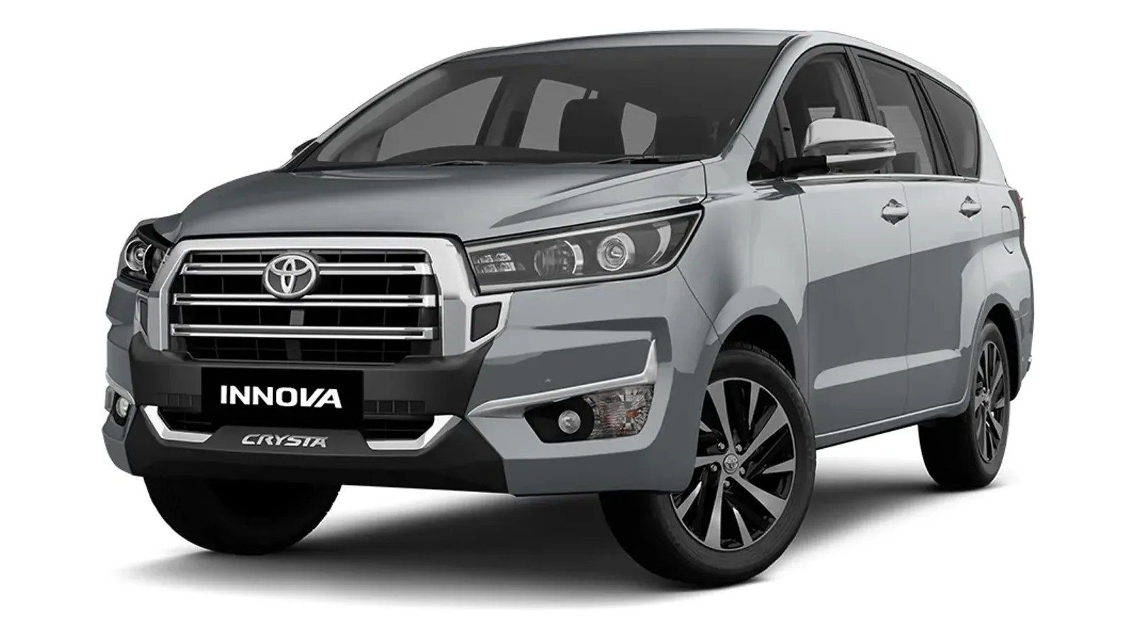 Toyota Innova Crysta in Silver Metallic