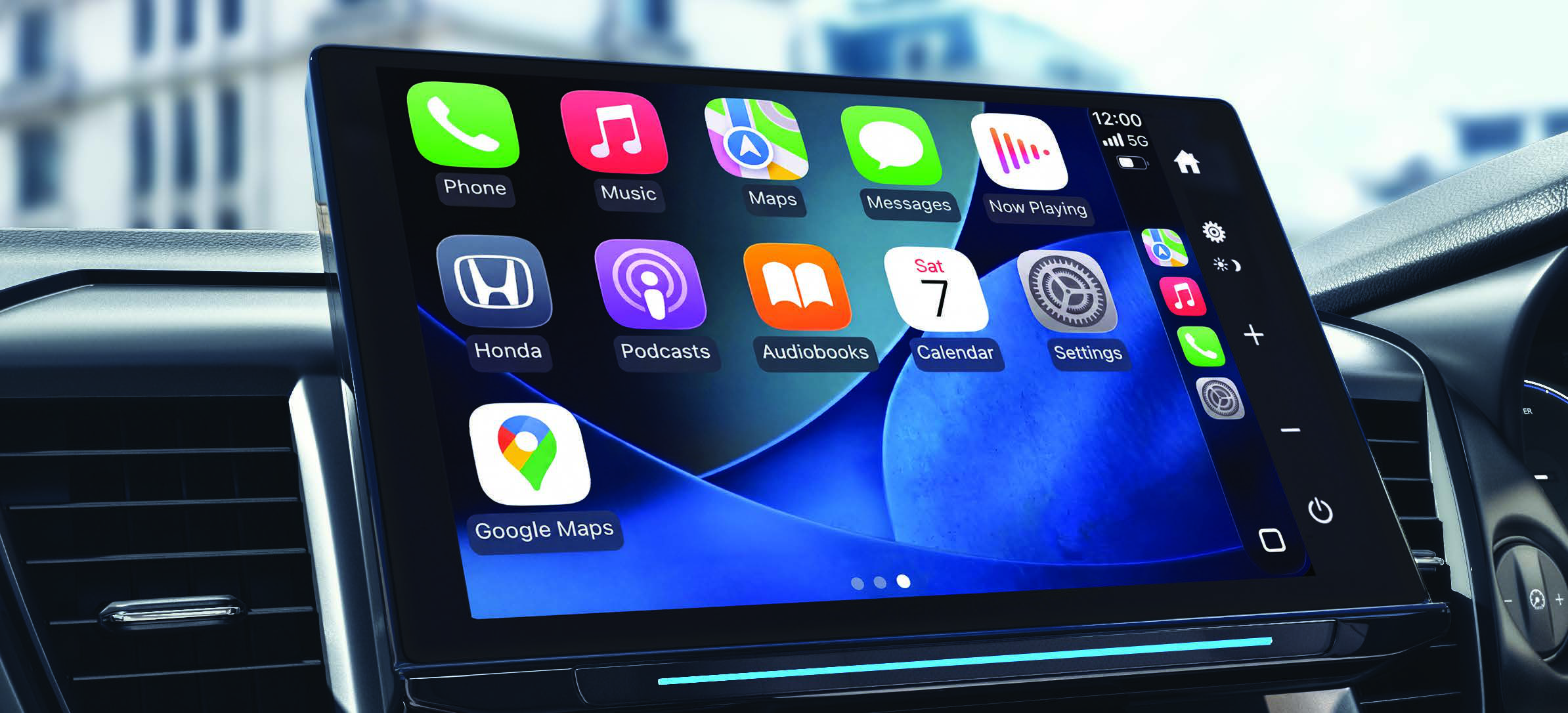 Honda City — 25.6 cm (10.1-inch) touchscreen with wireless Apple CarPlay and Android Auto