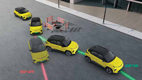 Tata Punch EV — Electronic Stability Programme (ESP) — extra control when the road gets unpredictable