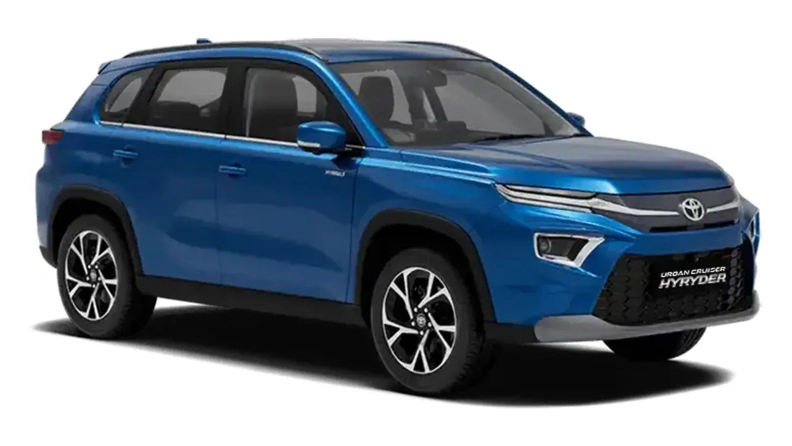 Toyota Urban Cruiser Hyryder in Speedy Blue
