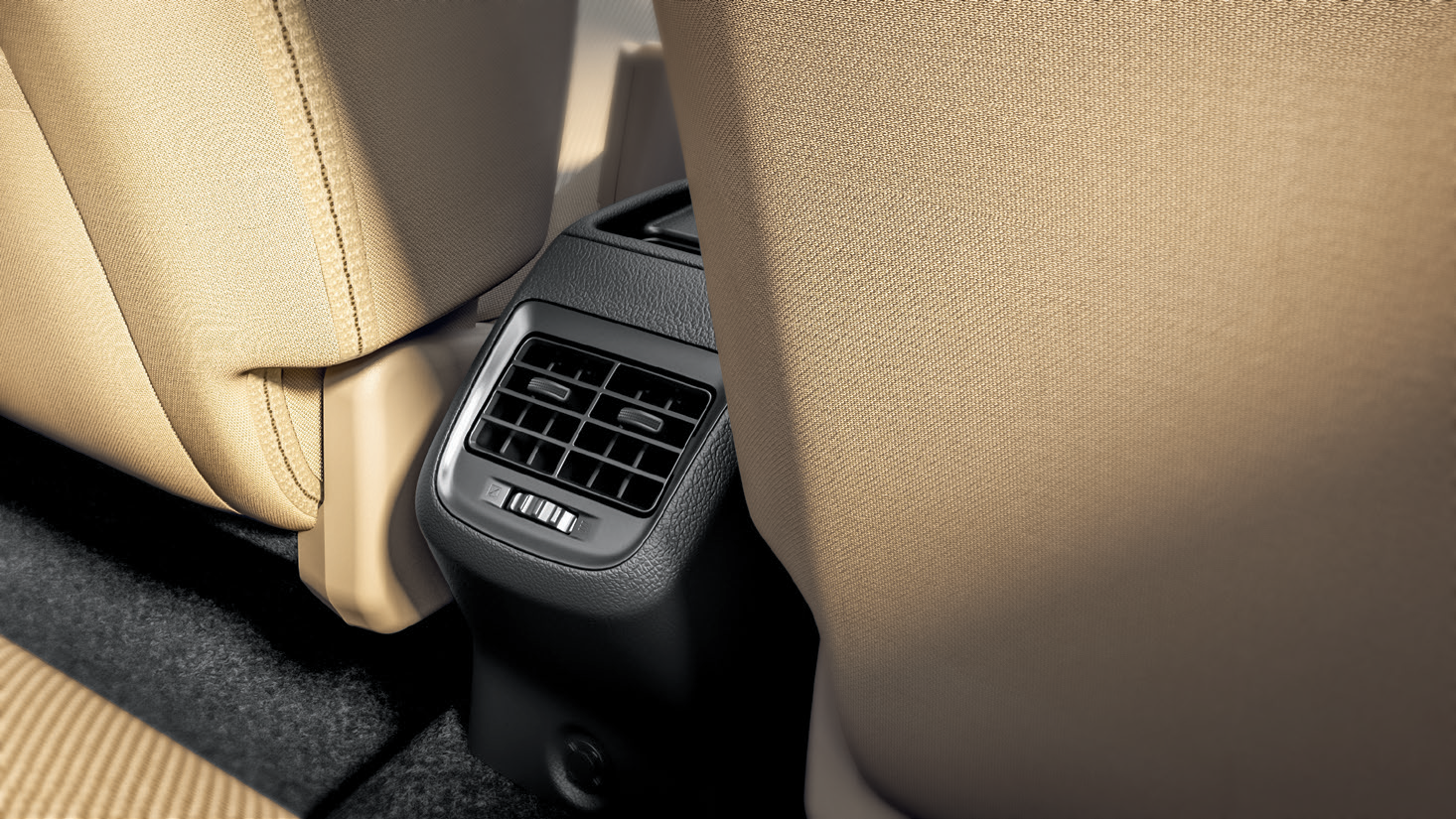 Maruti Suzuki Dzire — Rear AC vent with USB charging port