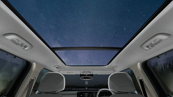 Kia Syros — Dual-pane panoramic sunroof