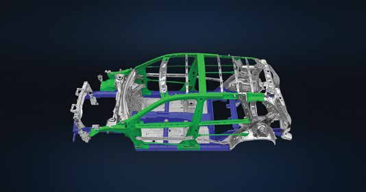 Toyota Urban Cruiser Hyryder — High-tensile steel body structure