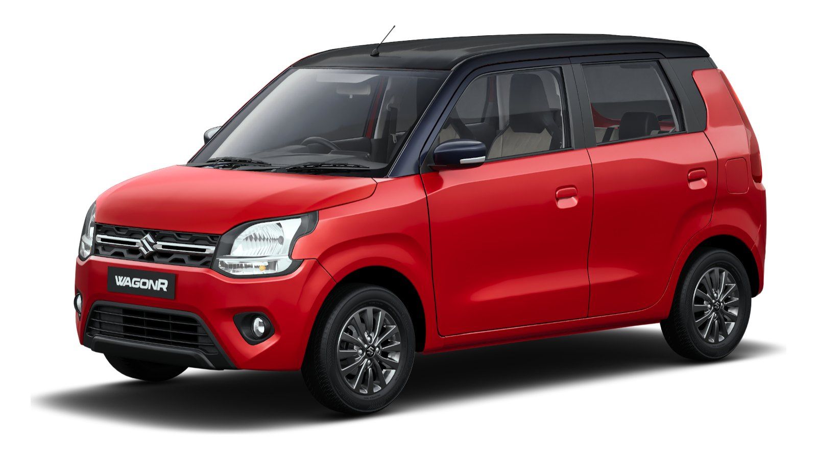Maruti Suzuki Wagon R in Metallic Gallant Red with Bluish Black Roof